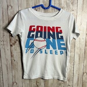 Carter's White Pajama Top with Red and Blue Print